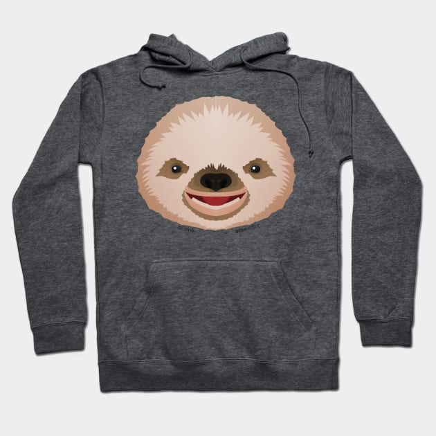 Baby Sloth Face Hoodie by FunkilyMade